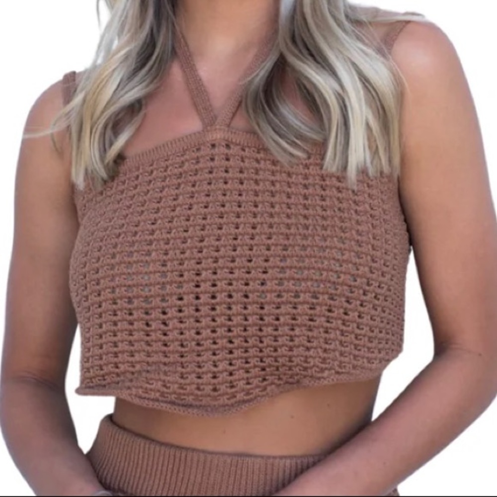 Crop top sweater NWT size large